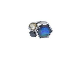 Ippolita Sterling Silver Rock Candy 3-Stone Ring in Positano