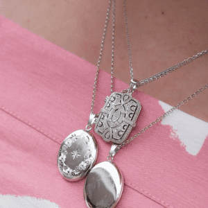 APRIL Birthstone Crystal Glass Locket Necklace Mom Floating Charm Mother's  Child | eBay