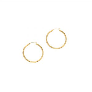 Hoop Earrings in 14kt Yellow Gold