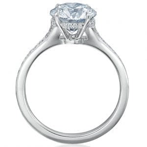 Forevermark Round Diamond Engagement Ring Setting