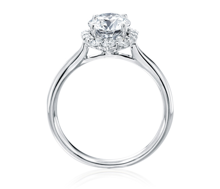 Round Halo Engagement Ring Setting – Bailey's Fine Jewelry