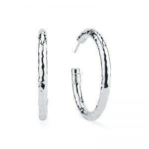 Ippolita Sterling Silver #3 Glamazon Hoops Earrings Bailey's Fine Jewelry