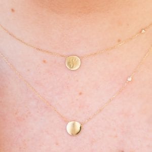 Bailey's Heritage Collection Small Disc Pendant Necklace