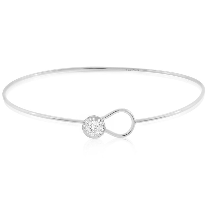 Phillips House Wire Love Always Bracelet with Pave Diamond Clasp