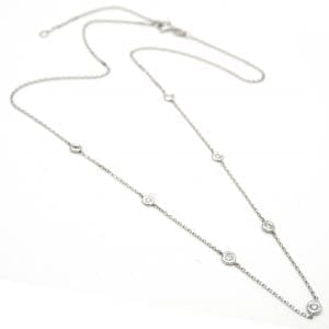 Bailey's Collection Diamonds By The Yard Necklace