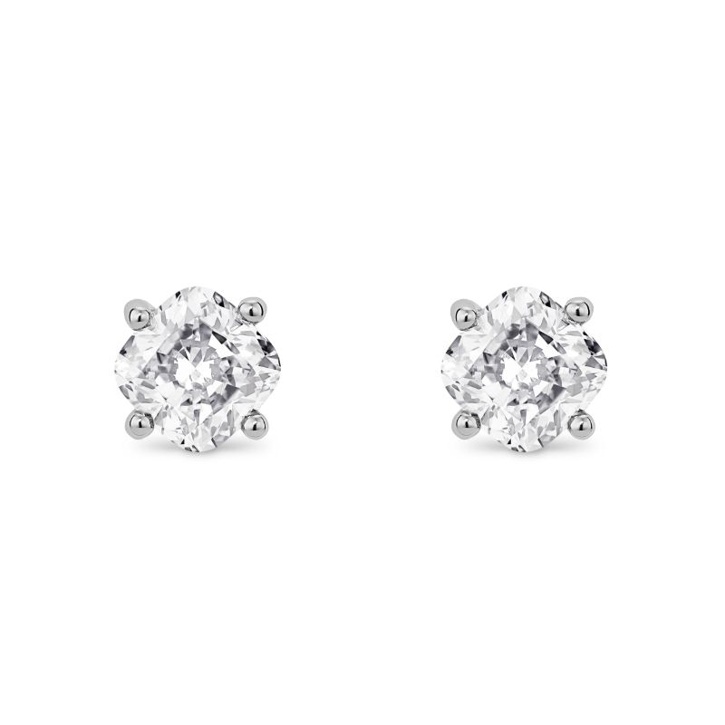 Melodia Diamonds 0.50ctw Lab Grown Diamond Cushion Shape Earrings
