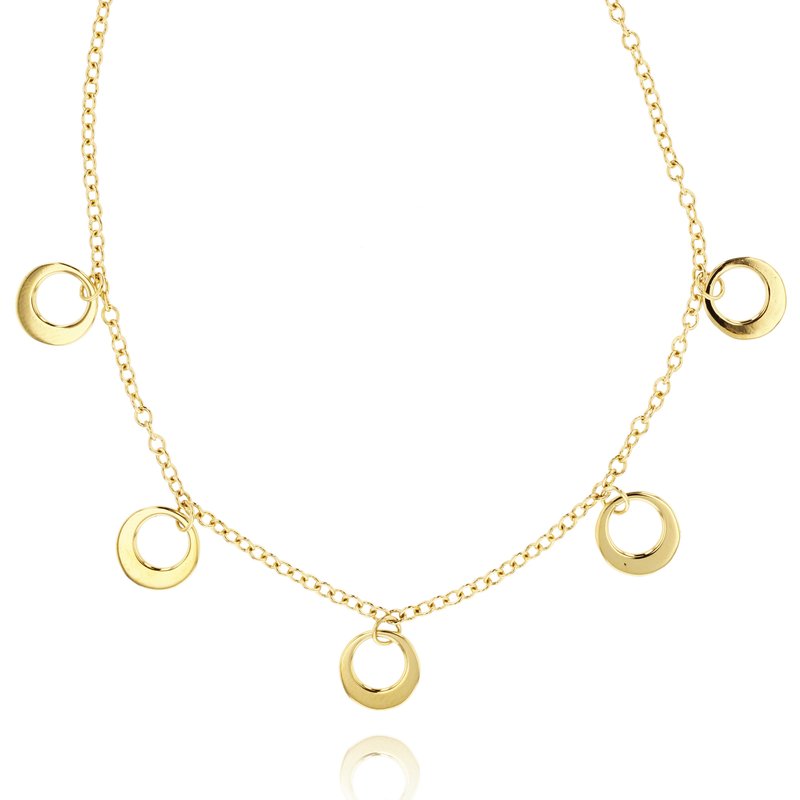Phillips House Mini Crescent Necklace in 14k Yellow Gold