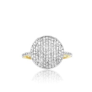 Phillips House Infinity Ring with Diamonds in 14k Yellow Gold