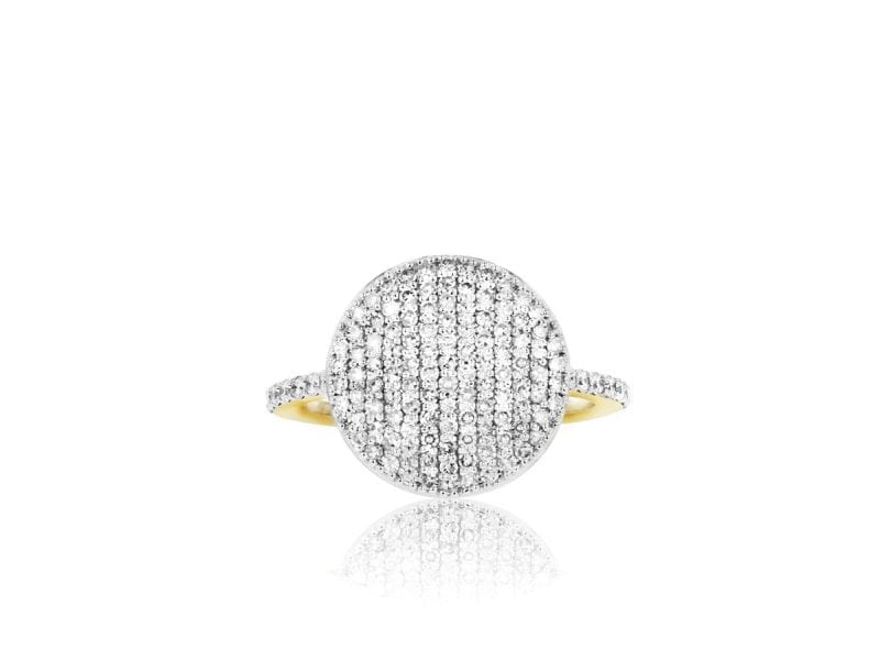 Phillips House Infinity Ring with Diamonds in 14k Yellow Gold