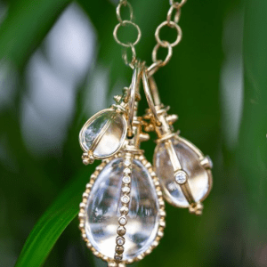 clear stone pendants