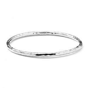 Ippolita Classico Sterling Silver #1 Hammered Bangle Bracelets Bailey's Fine Jewelry
