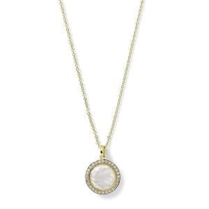 Ippolita 18k Yellow Gold Small Pendant Necklace in Mother-of-Pearl