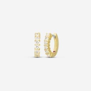 Roberto Coin Huggie Diamond Earrings Earrings Bailey's Fine Jewelry
