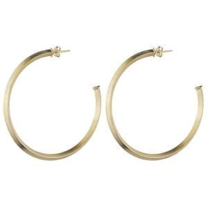 Sheila Fajl Yellow Gold Plate Celine Hoop Earrings Earrings Bailey's Fine Jewelry