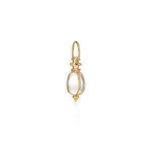 Temple St. Clair 18k Yellow Gold Rock Crystal Amulet