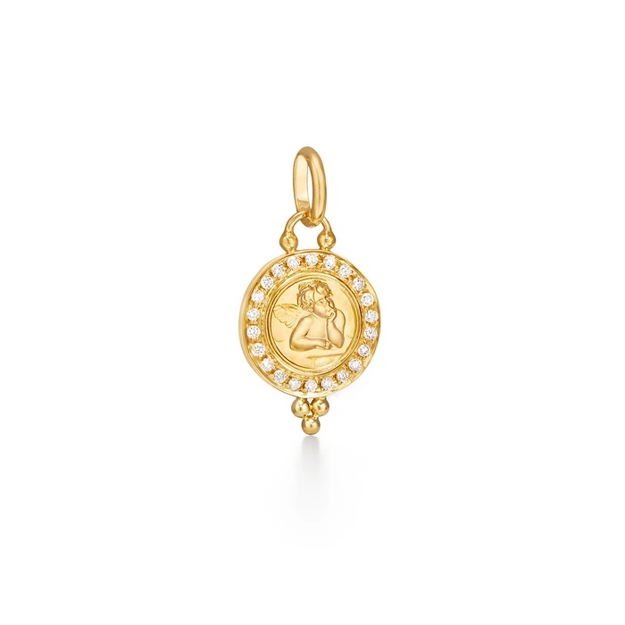 Temple St. Clair Angel 18k Gold 10mm 