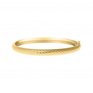 Children’s Embossed and Polished Bangle Bracelets Bailey's Fine Jewelry