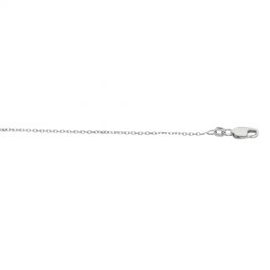 Sterling Silver Cable Chain Necklace, 16"
