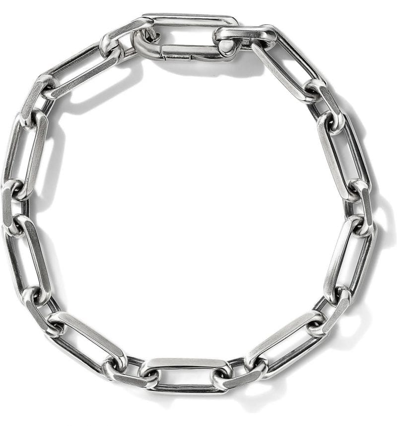 David Yurman Elongated Open Link Chain Bracelet