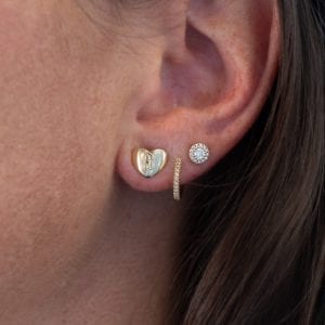 Bailey's Heritage Collection Heart Stud Earrings