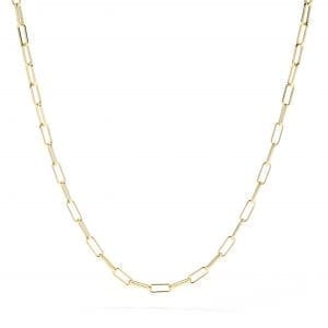 14K Yellow Gold Mansion Pendant on an Adjustable 14K Yellow Gold Chain Necklace 