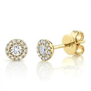 Bailey’s Icon Collection Diamond Halo Stud Earrings Earrings Bailey's Fine Jewelry