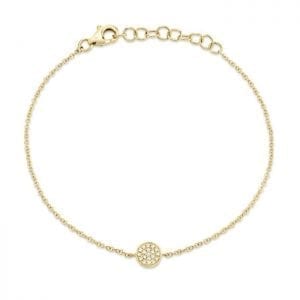 Bailey’s Goldmark Collection Pave Diamond Circle Bracelet Bracelets Bailey's Fine Jewelry