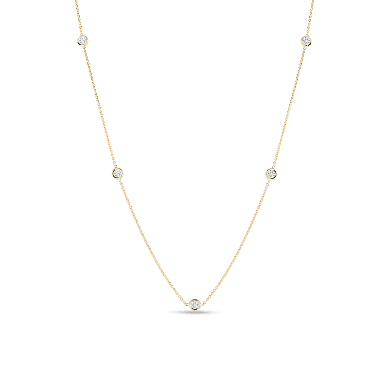 Roberto Coin 18k Diamond By The Inch Necklace – Bailey's Fine Jewelry