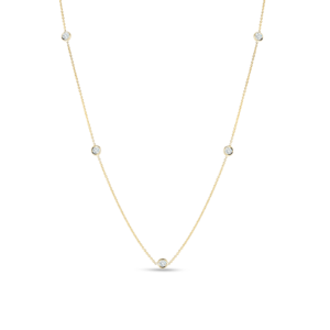 Roberto Coin 18k Diamond By The Inch Necklace Necklaces & Pendants Bailey's Fine Jewelry