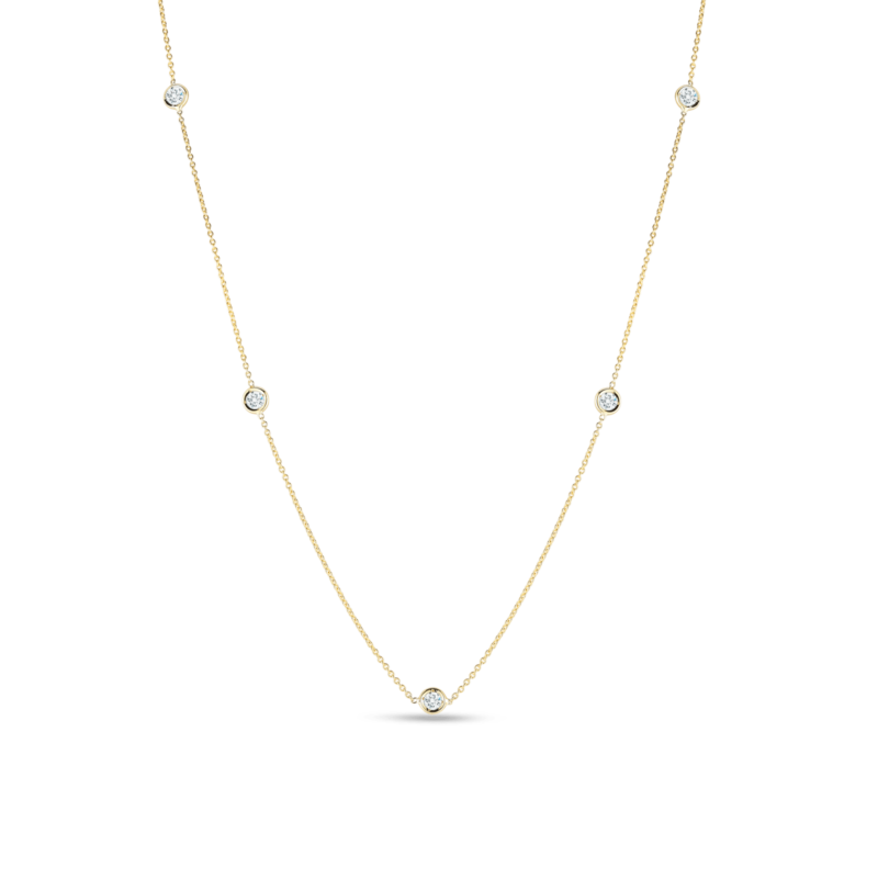 Roberto Coin 18k Diamond By The Inch Necklace