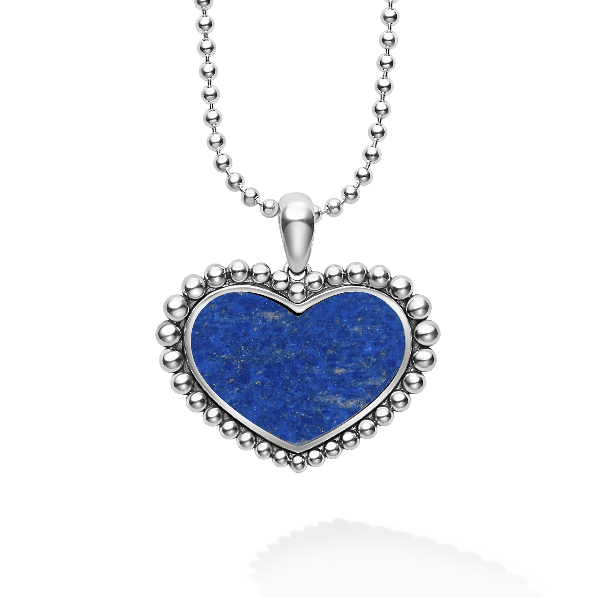 Lagos Heart Lock & Key Pendant Necklace - Sterling Silver Pendant Necklace,  Necklaces - LAG36066 | The RealReal