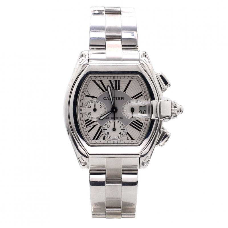 Pre-Owned Cartier 2013 Stainless Steel XL Roadster Watch