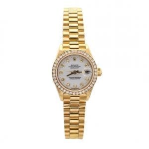 Bailey’s Certified Pre-Owned Rolex 1998 18k Yellow Gold 26mm President Datejust Watches Bailey's Fine Jewelry