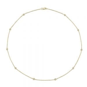 Bezel Diamonds By The Yard Necklace Necklaces & Pendants Bailey's Fine Jewelry