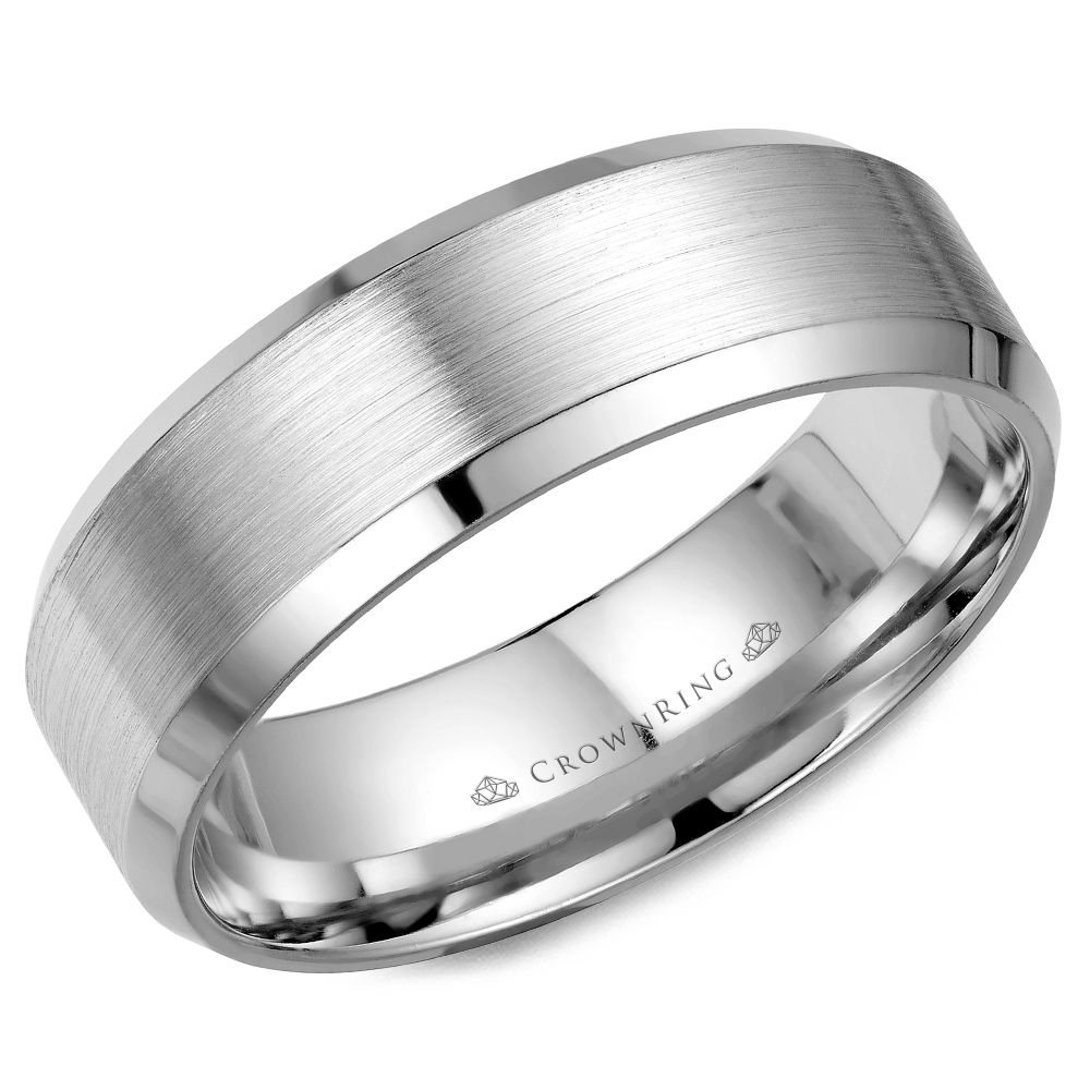 8mm Classic Beveled Wedding Band Ring – Bailey's Fine Jewelry