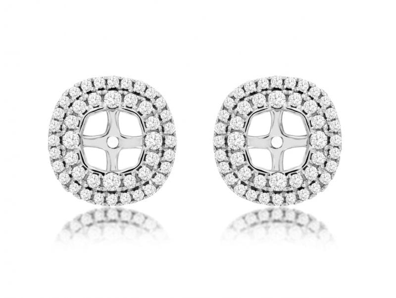 Diamond Earrings Jacket - 65326RHADFVWG – Rodgers The Diamond Store