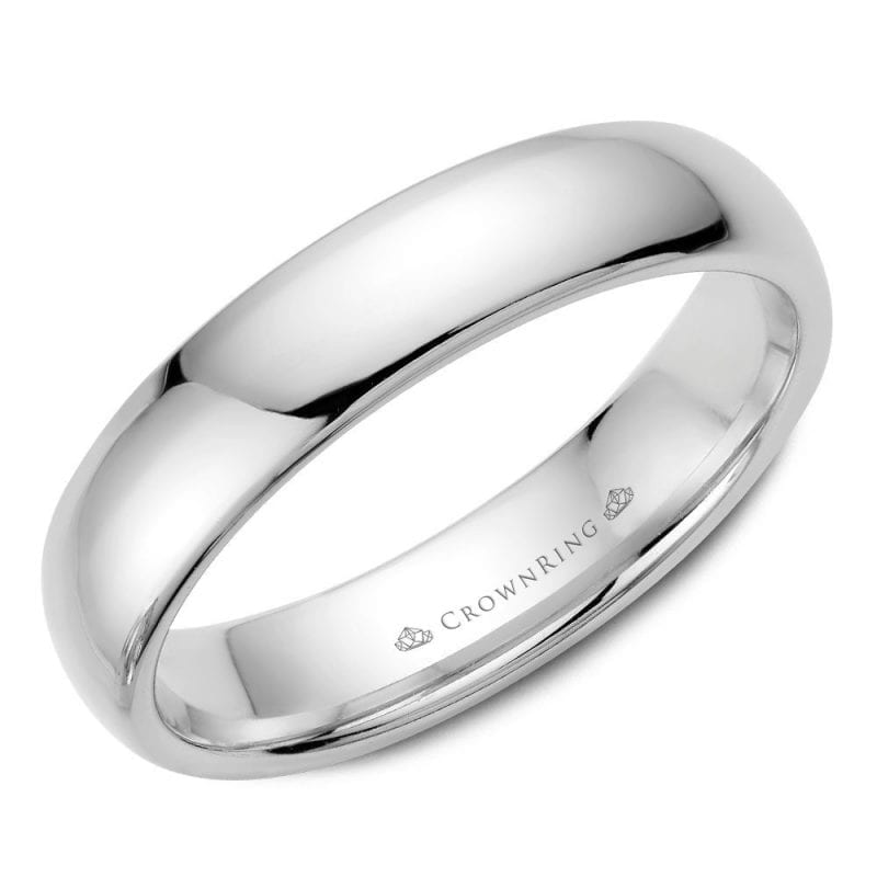 white gold wedding band ring