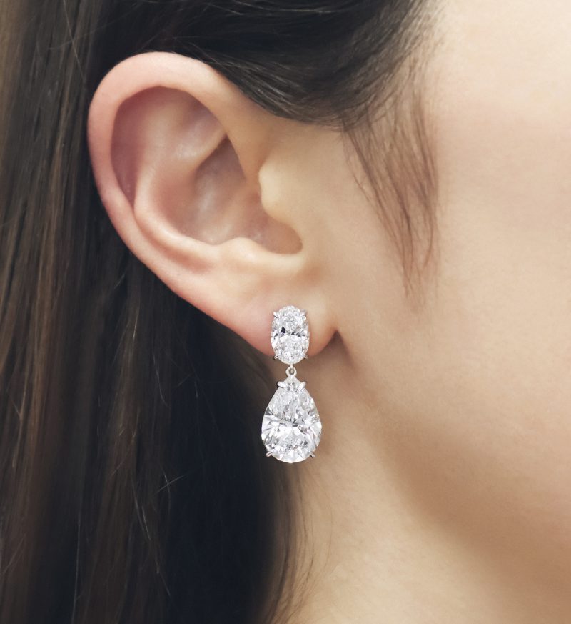 Diamond Mix Shape Drop Earrings - Razny Jewelers