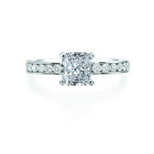 Channel Set engagement ring setting