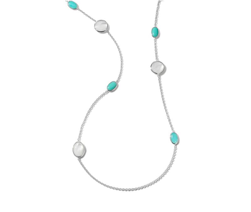 Ippolita Sterling Silver 10-Stone Long Necklace in Cascata