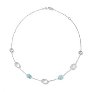 Ippolita Sterling Silver 7-Stone Chain Necklace in Cascata
