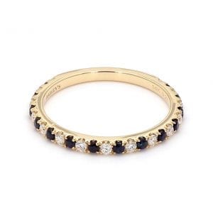 September Alternating Birthstone Ring Stackable Bands Bailey's Fine Jewelry
