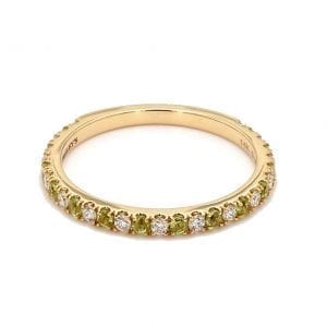 August Alternating Birthstone Ring Stackable Bands Bailey's Fine Jewelry
