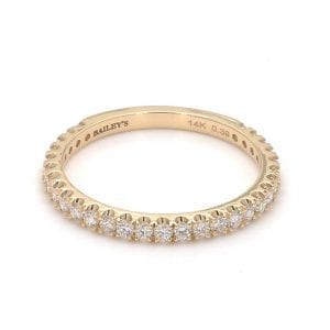 April Birthstone Ring Stackable Bands Bailey's Fine Jewelry