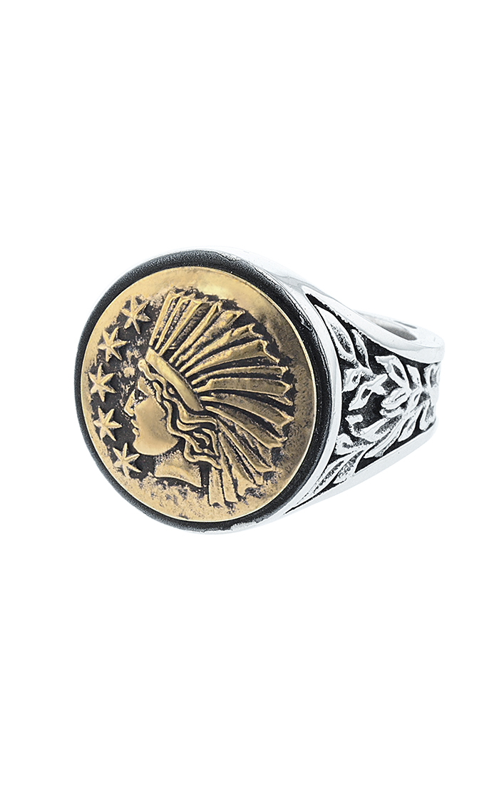 king_baby_ring_gold_alloy_liberty_signet_with_sterluing_silver_shank_with_vine_details