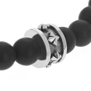king_baby_bracelet_black_onyx_beaded_stretch_bracelet_with_stacking_ring_charm_with_mb_cross_designs_2