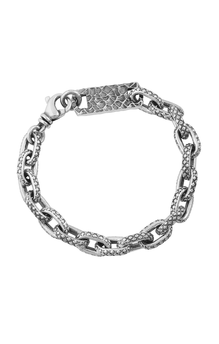 king_baby_bracelet_sterling_silver_oval_link_bracelet_with_crosshatch_textured_finish