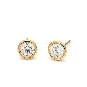 Bailey’s Club Collection Best Bezel Diamond Stud Earrings Earrings Bailey's Fine Jewelry