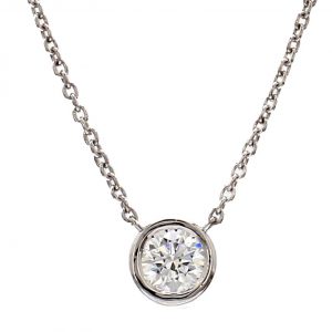 Bailey's Club Collection Best Bezel Diamond Pendant Necklace
