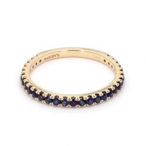September Birthstone Ring Stackable Bands Bailey's Fine Jewelry